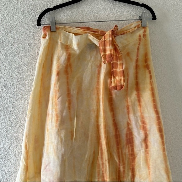 LAKHAY’S COLLECTION Wrap Tie Dye Skirt Fits Best Women Sz 30 - Picture 5 of 10